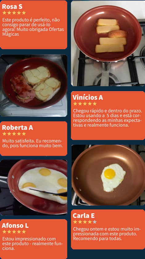 depoimentos panela anti aderente
